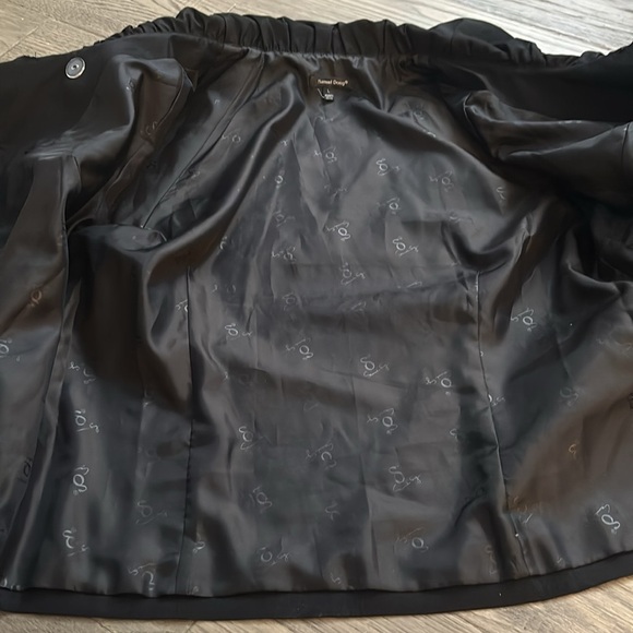 Samuel Dong Black Pea Coat - Picture 7 of 10